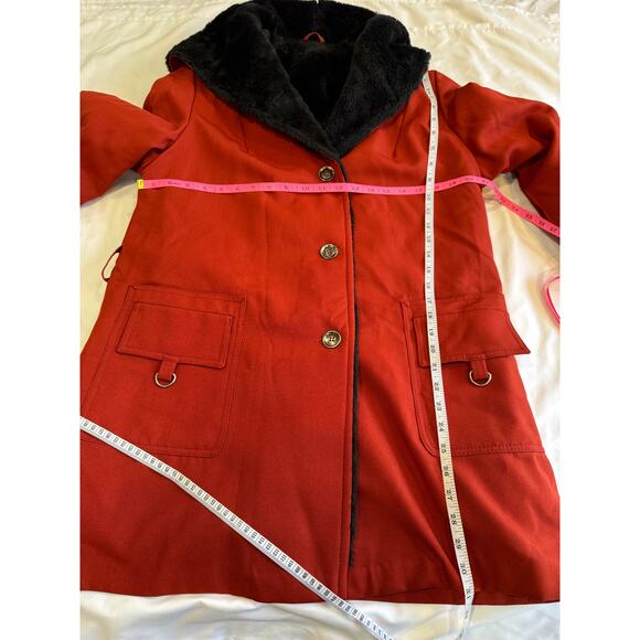 Vintage 70s Fur Lined All Weather Smug Coat - Picture 4 of 10